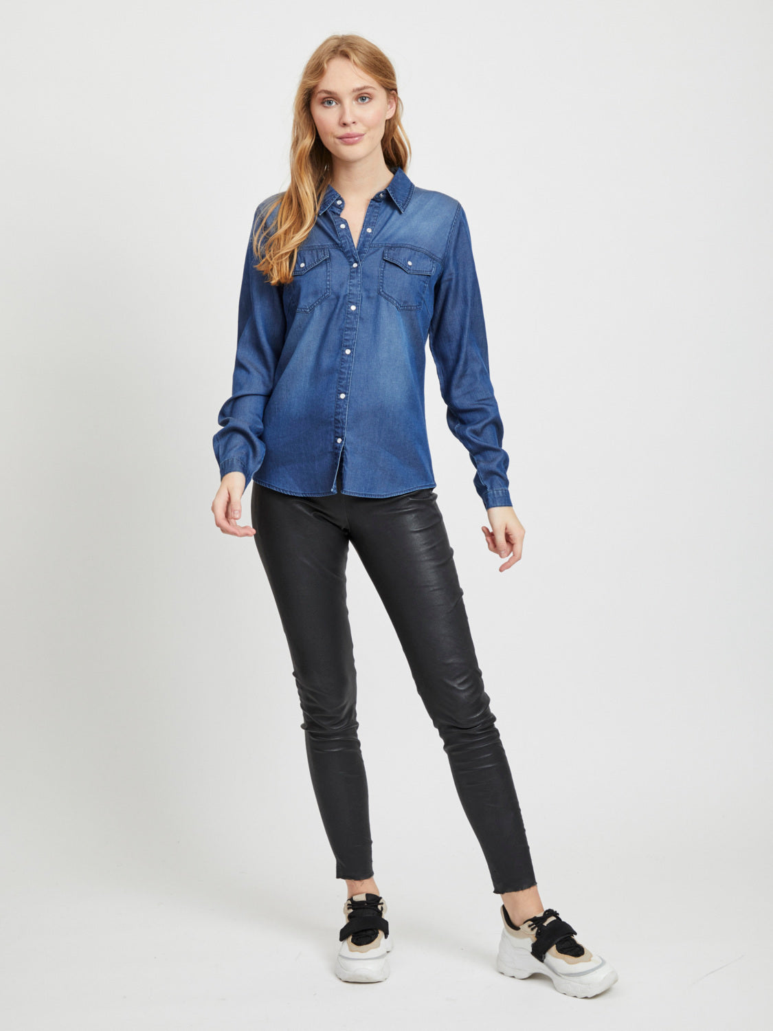 VIBISTA Shirts - dark blue denim